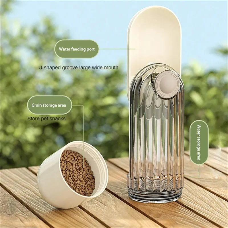 2 In 1 Portable Water bottle For Pets